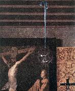 VERMEER VAN DELFT, Jan The Allegory of Faith (detail) r oil